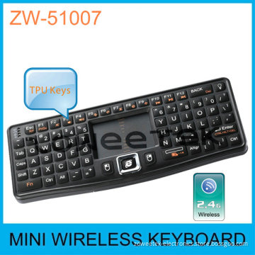 Rii Minni Bluetooth 3.0 Wireless Keyboard With Receiver and Dpi Adjustable Touchpad for PC, HTPC, Google TV, Web TV, Android TV Box, iPad, xBox 360, PS3, IPTV